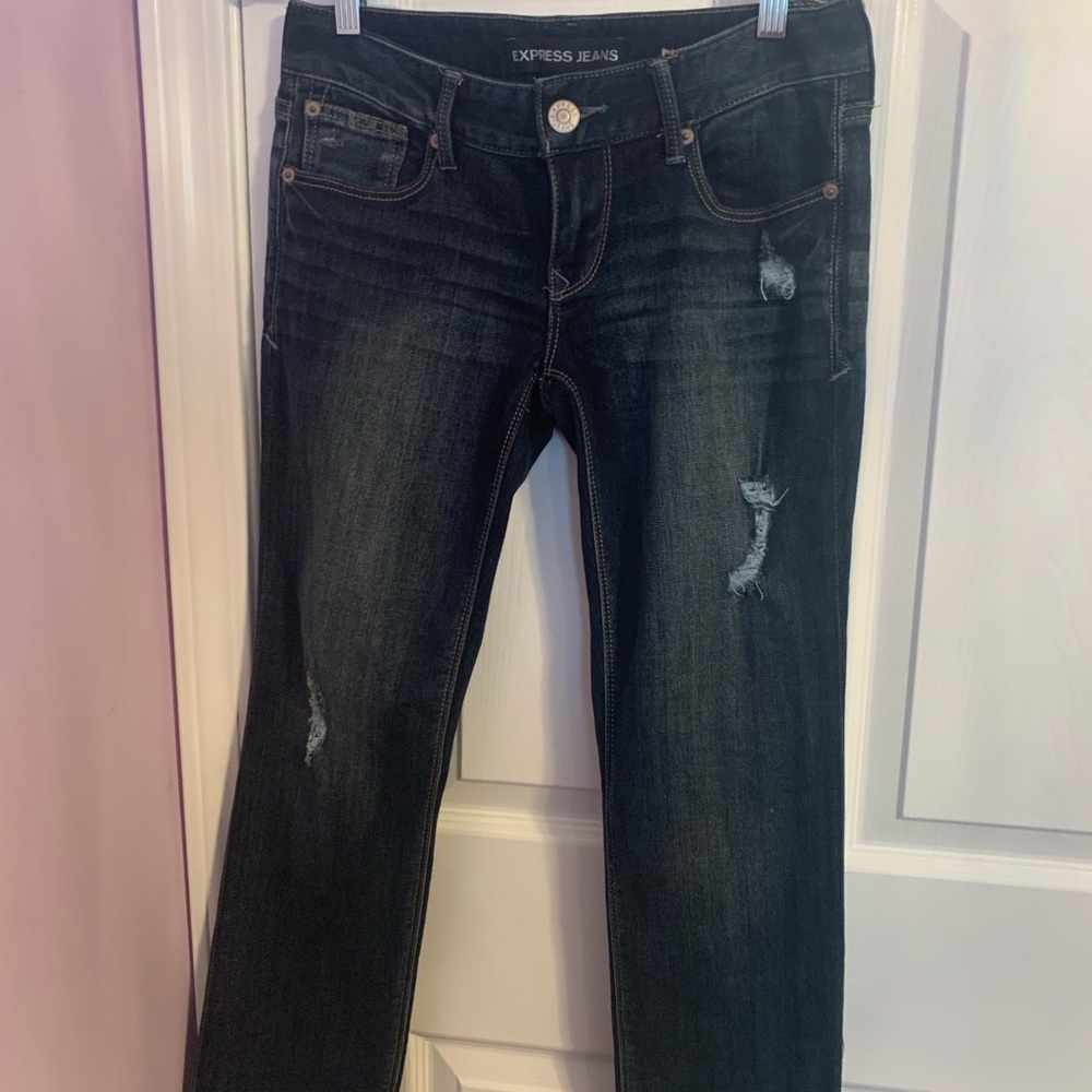 3/$20 Express low rise skinny jeans size 2S EUC